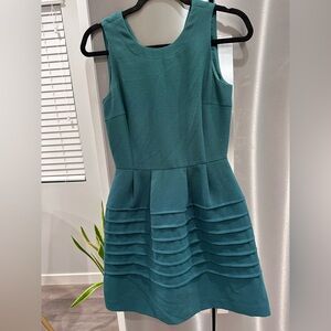 Madewell Forest Green Sleeveless Dress